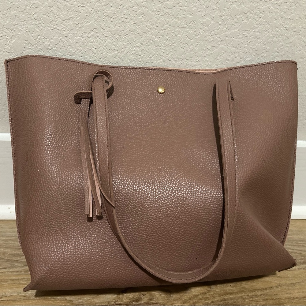 Elegant Rose Gold Tote Bag